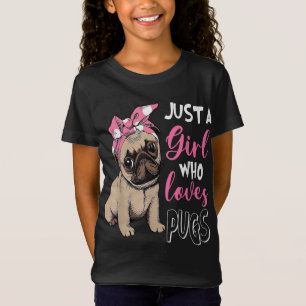 T-Shirt Juste une fille qui aime les bons cadeaux Amoureux