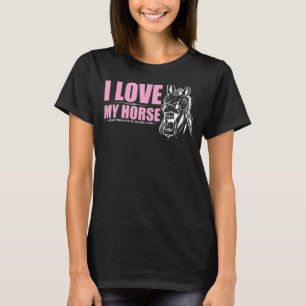 T-shirt Juste Une Fille Qui Aime Les Chevaux, L'Équestre D