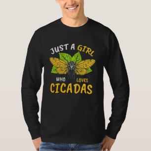 T-shirt Juste Une Fille Qui Aime Les Cicadas Grand Brood D