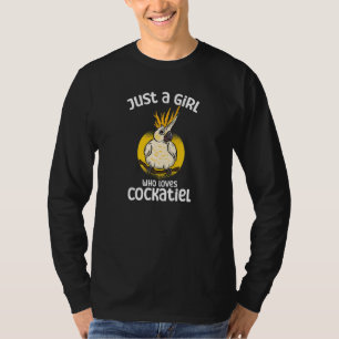 T-shirt Juste une fille qui aime les Cockatiels