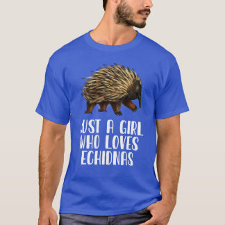 T-shirt Juste Une Fille Qui Aime Les Echidnas