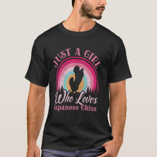 T-shirt Juste Une Fille Qui Aime Les Femmes Chinoises Japo