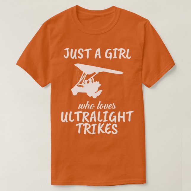 T-shirt Juste Une Fille Qui Aime Les Frappes Ultralégères (Design devant)