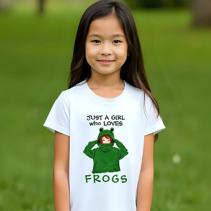 T-Shirt Juste une fille qui aime les grenouilles Grenouill