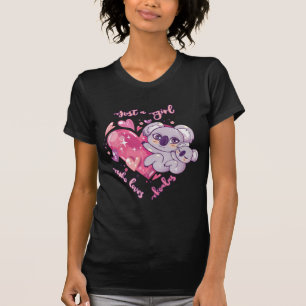T-shirt Juste Une Fille Qui Aime Les Koalas