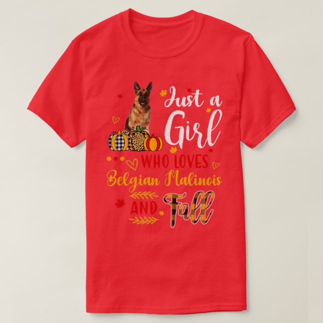 T-shirt Juste Une Fille Qui Aime Les Milices Belges Et Tom (Design devant)