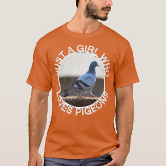 T-shirt Juste une fille qui aime les pigeons 8