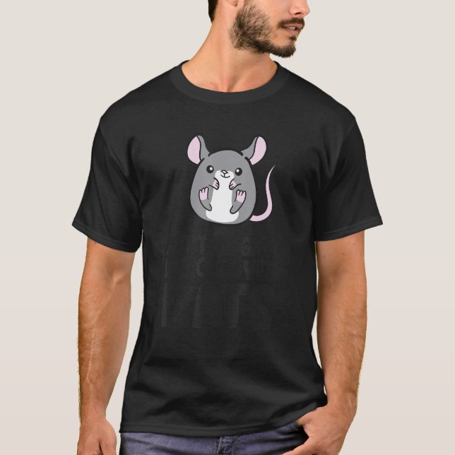 T-shirt Juste Une Fille Qui Aime Les Rats Propriétaire Des (Devant)