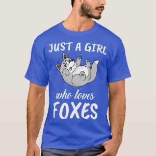 T-shirt Juste une fille qui aime les renards 2