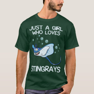 T-shirt Juste Une Fille Qui Aime Les Stingrays
