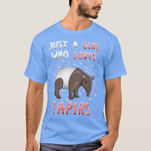 T-shirt Juste Une Fille Qui Aime Les Tapirs