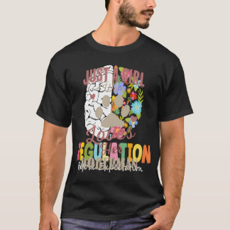 T-shirt Juste une fille qui aime son Amoureux des chiens D