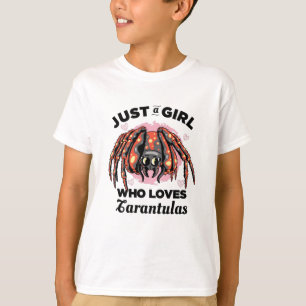 T-shirt Juste une fille qui aime Tarantulas