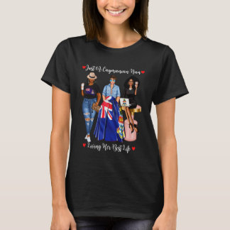T-shirt Juste une grand-mère caïmanienne vivant sa meilleu