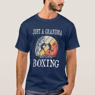 T-shirt Juste Une Grand-Mère Qui Aime La Boxe