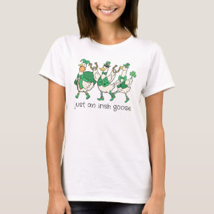 T-shirt Juste une oie irlandaise dessinée à la main pour l