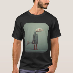 T-shirt Juste une personne poisson normale