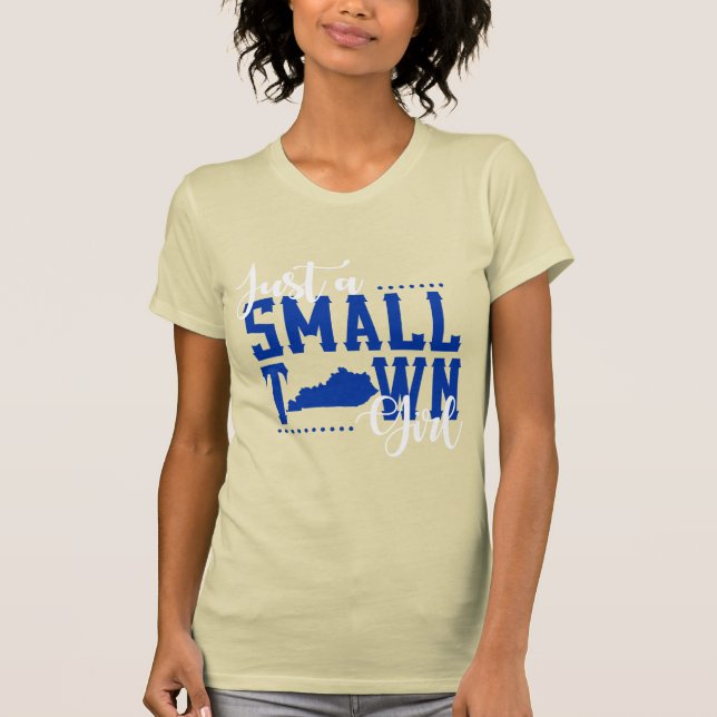 T-shirt Juste une petite fille du Kentucky dans une petite (Devant)