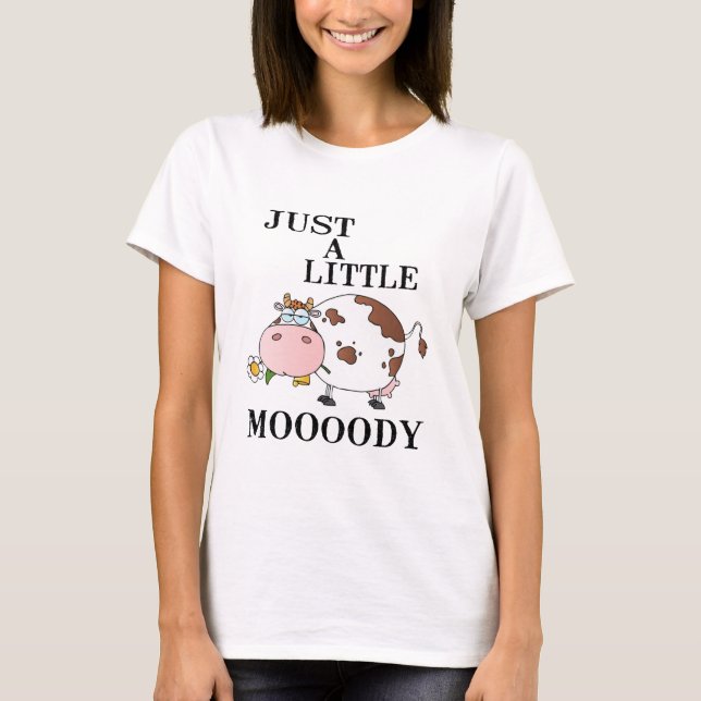T-shirt Juste Une Petite Moody (Devant)