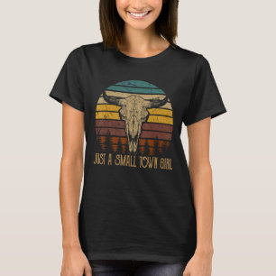 T-shirt Juste Une Petite Ville Les filles Taureau Skouls R