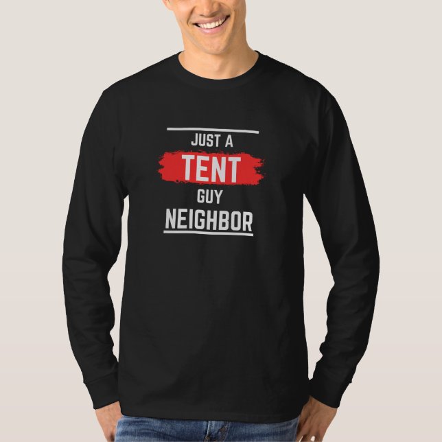 T-shirt Juste une TENT Guy Voisin, Professionnel, Simple,  (Devant)