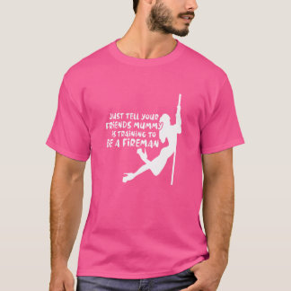 T-shirt Justell Your Friends maman Istain Fireman ami
