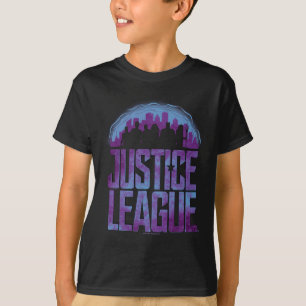 T-shirt Justice League   Justice League City Silhouette
