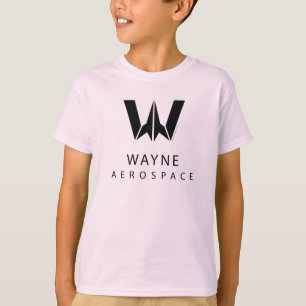 T-shirt Justice League   Wayne Aerospace Logo