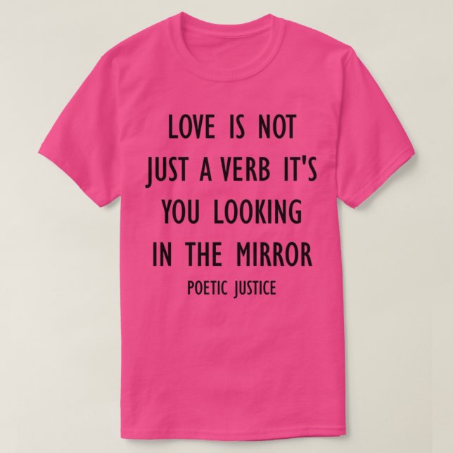 T-shirt Justice poétique (Design devant)
