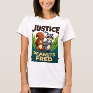 T-shirt Justice pour arachide L'écureuil et Fred