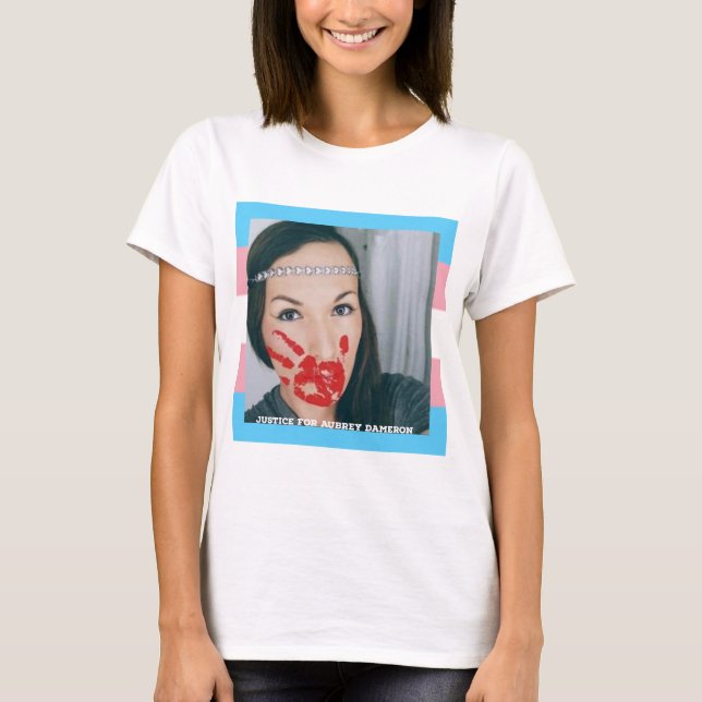 T-shirt Justice Pour Aubrey Shirt #2 (Devant)