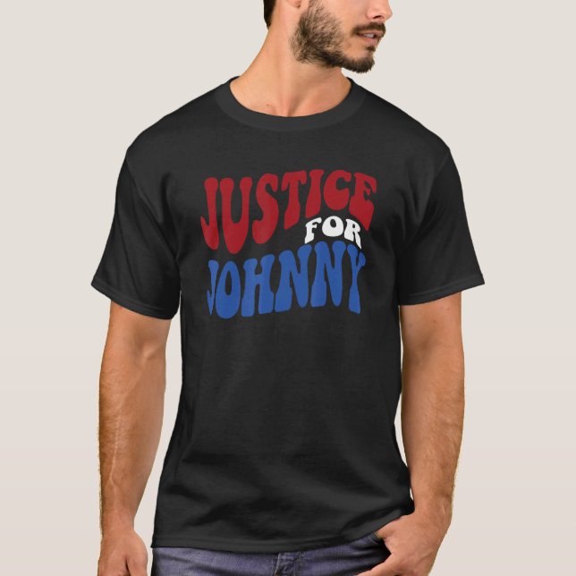 T-shirt Justice pour Johnny (Devant)