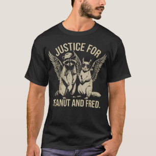 T-shirt Justice Pour L'Arachide Et Le Fred - Écureuil D'Ar