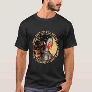 T-shirt Justice pour les femmes autochtones disparues et a