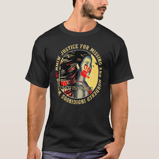 T-shirt Justice Pour Mmiw Abattu D'Un Résil Indigène Assas (Devant)