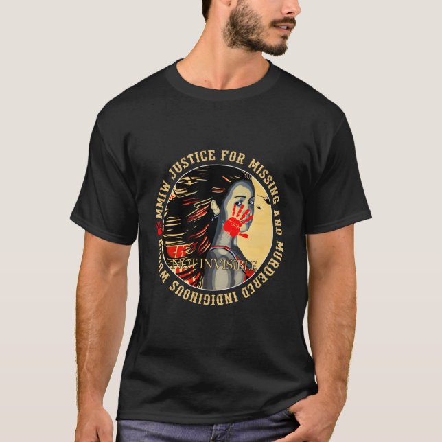 T-shirt Justice Pour Mmiw Manquant Ed Résilient Indigène (Devant)