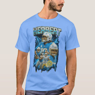 T-shirt Justin Herbert Chargers Bootleg Art 10 Fan Vintage