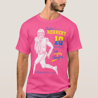 T-shirt Justin Herbert Los Angeles Chargeurs
