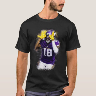 T-shirt Justin Jefferson JJ18Cadeau Parfait Pour Hommes Fe