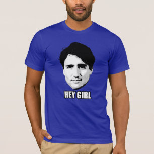 T-shirt Justin Trudeau - "hé fille "