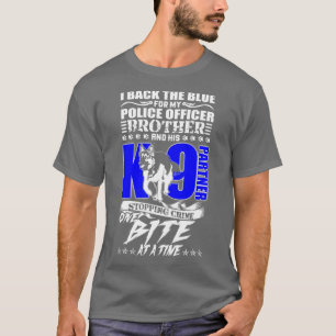 T-shirt K9 Agent de police partenaire Brother Nouveauté