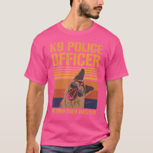 T-shirt K9 Chien De Police Pour Un Agent De Police K9