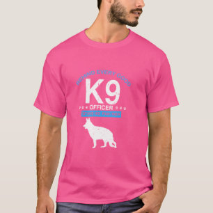T-shirt K9 Conception d'agents de police pour la ligne ble