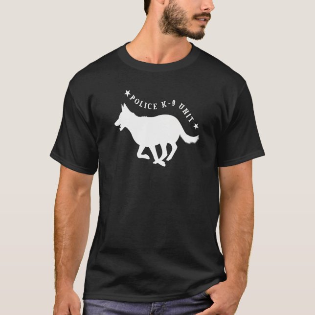 T-shirt K9 Handler K9 Agent de police Police K9 7 (Devant)