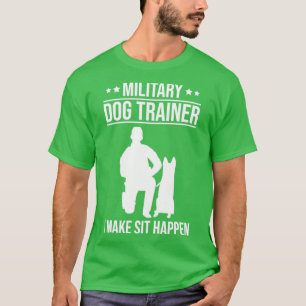 T-shirt K9 Officier de police Entraîneur de chien militair