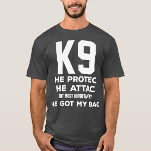 T-shirt K9 Police Chien Handler Malinois Allemand Sheperer