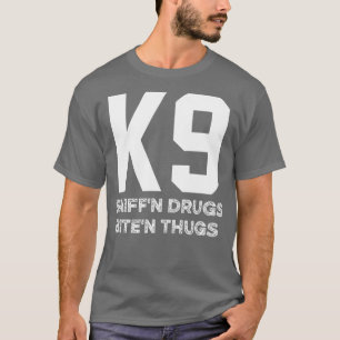 T-shirt K9 Police Chien Handler Malinois Allemand Sheperer