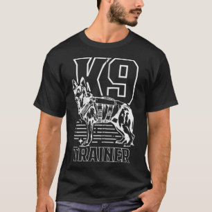 T-shirt K9 Trainer K9 Handler Service Chien Zip