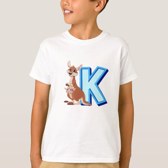 T-shirt K for Kangaroo (Devant)