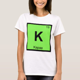 T-shirt K - Kapaa Kauai Hawaï Chimie Tableau Périodique